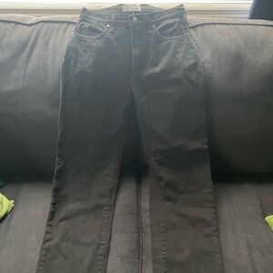 Versace Jeans Couture Black Straight Leg Jeans Size 28 IT 42 Medusa Button